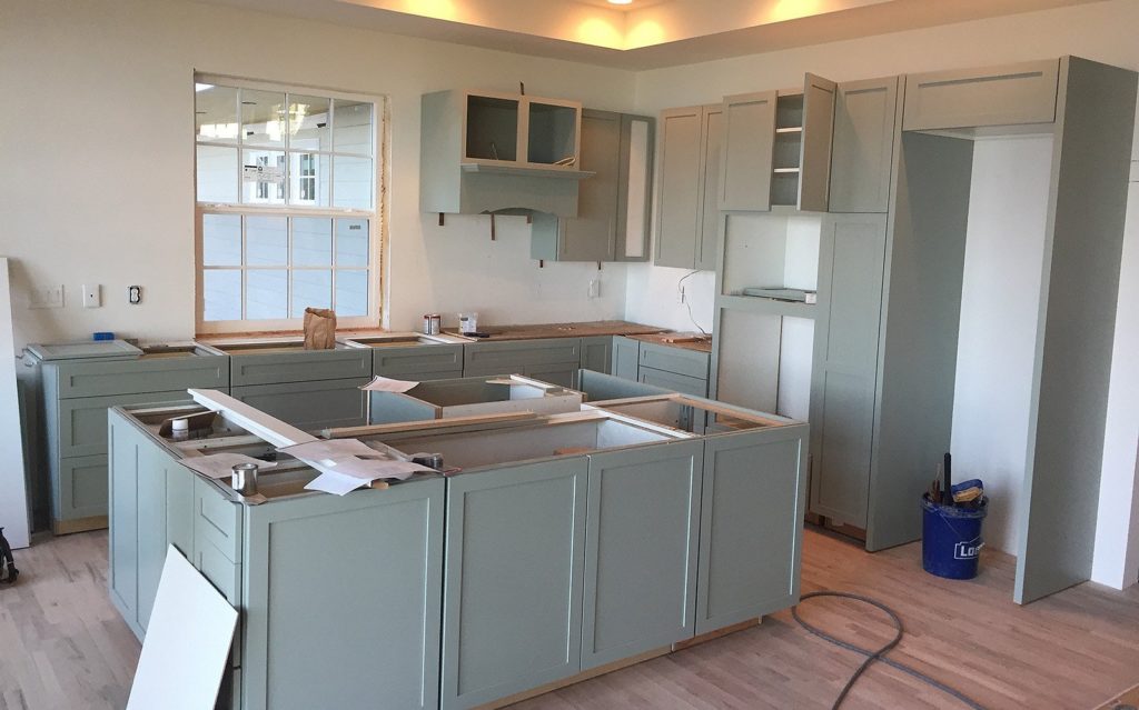 Langley Custom Home Kitchen construction and repair