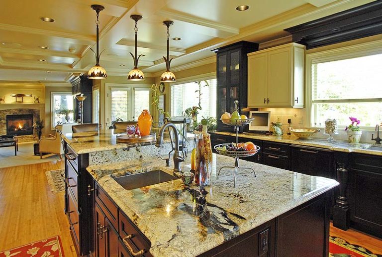 Lake Washington Custom Home Kitchen Construction and Remodeling - Town Construction and Development