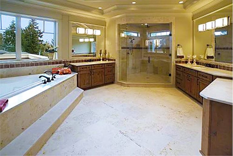 Bellevue custom home bathroom and Spa - - Town Construction and Development