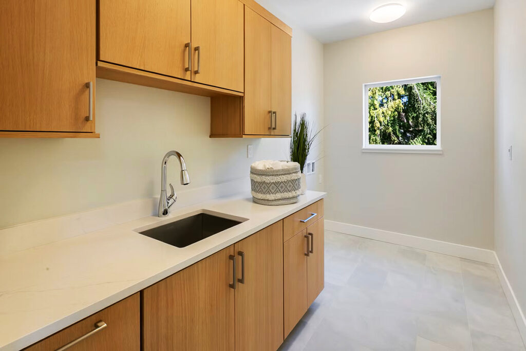 Shorelline new home construction pantry area