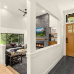 Remodeled Hallway/Entrance Way to Dining and Family Room