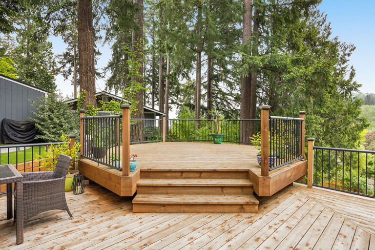 New Raised Patio Deck