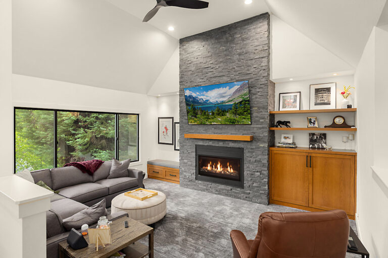 Remodeled Family Room Bellevue WA.