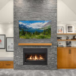 Newly Remodeled Family Room Fireplace