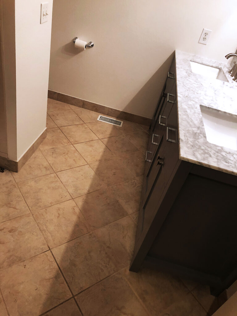 old hallway bathroom