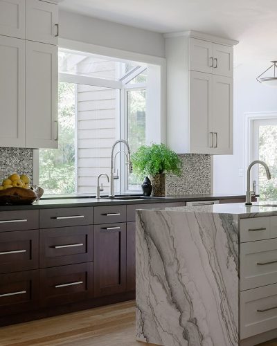 Woodinville Complete Remodel – open concept kitchen and living room after renovation