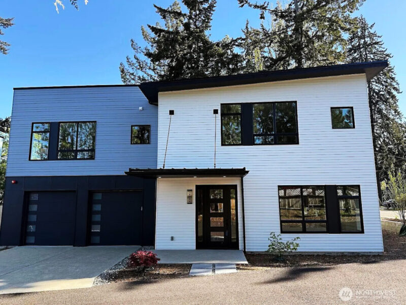 Shoreline custom home remodeling project – exterior renovation